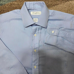 Brooks Brothers Makers Blue Dress Shirt 15